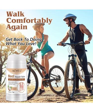 Cracked Heel Repair Cream Heel Balm Foot Cream for Cracked Heels and Dry Skin Calluses Feet Cracked Heel Repair Balm Hydrates and Softens Dry Feet 70G (Coconuts) - Buy Online on GoSupps.com