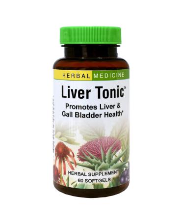 Herbs Etc. Liver Tonic - Gallbladder Health Supplement with Herbal Formula - Aid Overall Liver Health with Milk Thistle Schisandra & Oregon Grape - Support a Healthy Liver - 60 Softgels