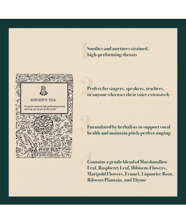 Napiers Singer's Tea 100g | Herbal Blend for Strained Vocal Cords - Buy Online on GoSupps.com