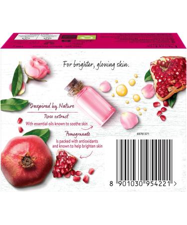  PEARS Pears Natural Soap Bars - Pure Glycerin Pomegranate Luminous Bath Bar Gentle Cleansing Formula for Daily Skin Radiance Ideal for Moisturizing Face - Buy Online on GoSupps.com