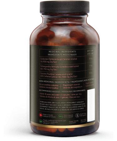 The Sporing Company Mycoveda Energy - Stamina Boost and Endurance with Cordyceps Ashwagandha Guarana - Buy Online on GoSupps.com