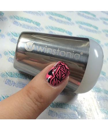 Winstonia Jumbo Nail Art Stamper with Soft Marshmallow Pad - Milky White - Buy Online on GoSupps.com