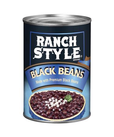 Ranch Style Premium Black Beans, Canned Beans, 15 oz
