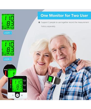 Wrist Blood Pressure Monitor with Heart Rate Tracking - Large LCD Display, Automatic Talking, Voice Alarm - Home BP Cuff Meter Kit for Health Care - Buy Online on GoSupps.com