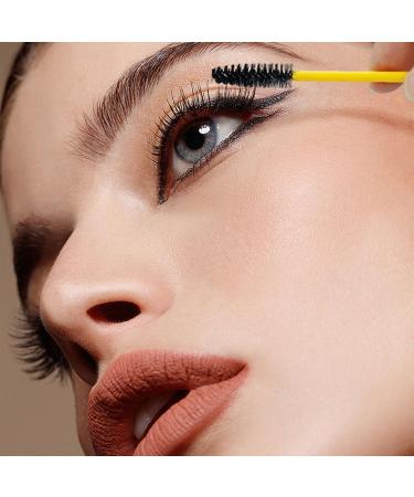 Buy 50Pcs 3-in-1 Reusable Lash Brushes | Bendable Mascara Wands & Spoolies for Eyelash Extensions & Eyebrows - International Shipping Available - Buy Online on GoSupps.com