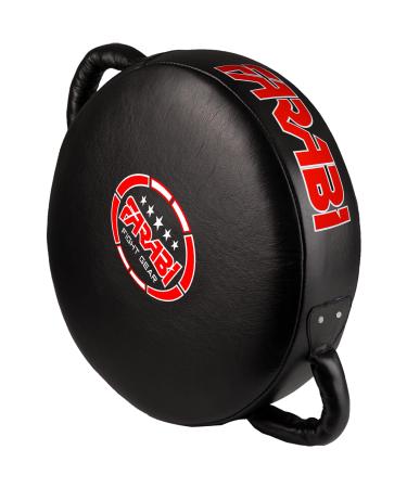 Farabi Real Leather Strike Pad Boxing Pads Muay Thai MMA Taekwondo Kickboxing Punching Training Pads Focus pad Dummy Pads Strike Anywhere Thai pad Kick pad Training Punching Sparring Pads (Black) - Buy Online on GoSupps.com