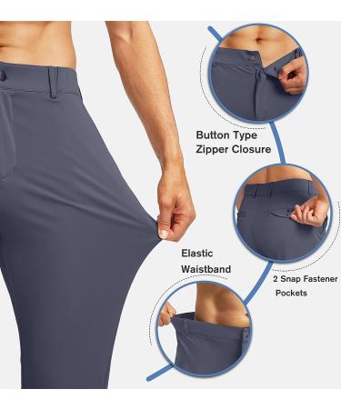 Soothfeel Men's Golf Pants | Slim Fit Stretch Sweatpants | 5-Pocket Casual Travel Dress Work Pants - Buy Online on GoSupps.com