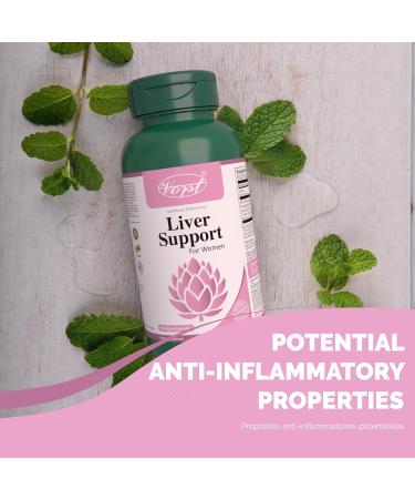 VORST Liver Health Supplement for Women 60 Vegan Capsules | Detox & Cleanse | 60-Day Supply 60 count (Pack of 1) - Buy Online on GoSupps.com