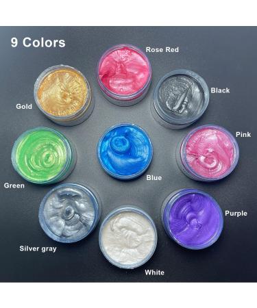 Blue Hair Color Wax Temporary Modeling Natural Color Hair Dye Wax Unisex One-time Hairstyle Cream Styling Wax for Party Cosplay Halloween Masquerade - Buy Online on GoSupps.com