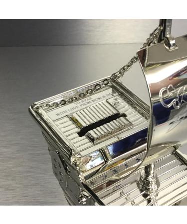 Personalised Pirate Ship Money Box | Custom Engraved Gift for Christening or Birthday - Buy Online on GoSupps.com
