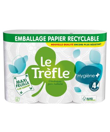 Le Trefoil Hygiene + Toilet Paper 6 Rolls 4 Strengths 6 pieces (1 pack)