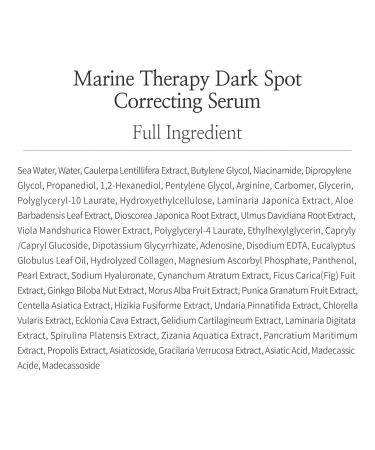 Always be Pure Marine Therapy Dark Spot Correcting Serum 50ml | Brightening 5% Niacinamide Antioxidant for Dull Skin | Korean Skincare - Buy Online on GoSupps.com
