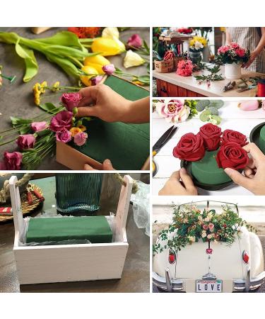 JEAWIWI Large 8 Pcs Floral Foam Blocks for Flower Arrangements - Dry & Wet Foam for Artificial/Fresh Flowers - Styrofoam Craft Block - Green Florist Foam - 8.9 x 4.2 x 3 - Buy Online on GoSupps.com