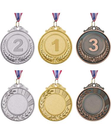 IHPUKIDI 12 Pack Gold Award Medals - Olympic Style Metal Winner Prizes for Sports Competitions - 2 Inches Gold Silver Bronze - Buy Online on GoSupps.com
