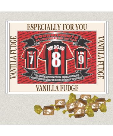 Bournemouth Personalised Football Shirt Gift Boxed Sweets - Buy Online on GoSupps.com