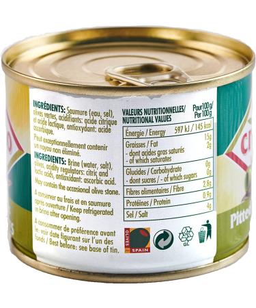 Pitted green olives 85 g box 1/4 - Buy Online on GoSupps.com