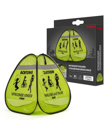 Reer MyBuddyGuard road warning sign Attention playing children