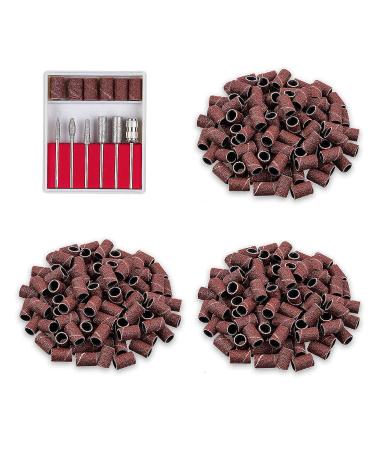 All s nail cutter attachments 300 pieces of grinding sleeve nail milling mills bits for gel nails attachments of professional grinding caps grinding rings to sharpen the nail design of nail design - Buy Online on GoSupps.com