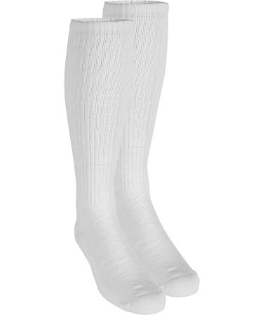 Truform Medical Compression Socks 8-15 mmHg Knee High - X-Large, 2 Pack White - Buy Online on GoSupps.com