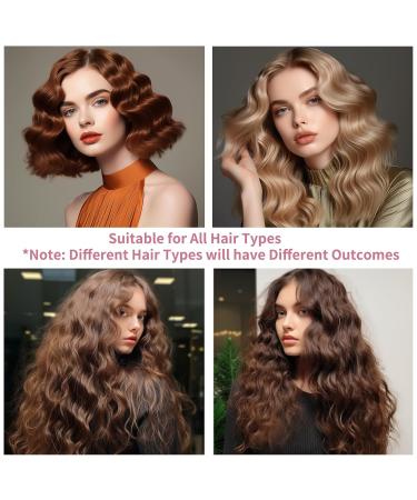 Dazspirite 3-Barrel Wave Iron 25mm - Adjustable Temperature Curling Iron for Large Curls | Perfect for Long & Short Hair Styles | 3 Pink Barrels - Buy Online on GoSupps.com