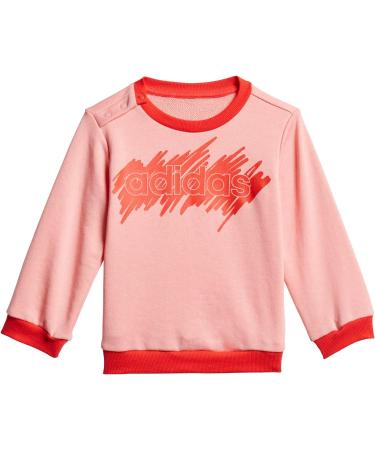 adidas Baby Boys I Lin Jogg Ft Tracksuit 0-3 Months Rosglo / Roalre - Buy Online on GoSupps.com