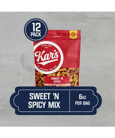 Kars Nuts Original Sweet N Spicy Trail Mix 6 oz Individual Packs - Bulk Pack of 12 | Gluten-Free Snacks - Buy Online on GoSupps.com
