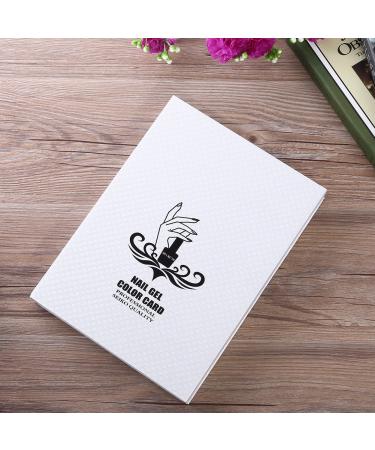 Portable High Capacity Nail Show Book - 2 Types Nail Art Display Stand for Manicure Shops (White) - Shop Now! - Buy Online on GoSupps.com
