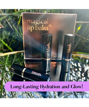 Blush Magical Lip Balm Set | 3 pH Color-Changing Vegan Shades | Cruelty-Free Hydration & Personalized Glow - Buy Online on GoSupps.com