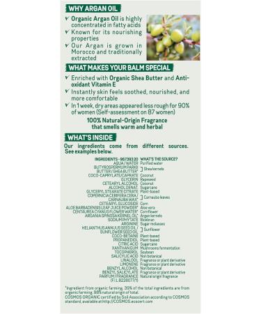 Garnier Organic Argan Multi Use Rescue Balm for Face Body and Hands Instantly Nourishes and Soothes Dry Hands & Dry Patches 50 ml - Buy Online on GoSupps.com