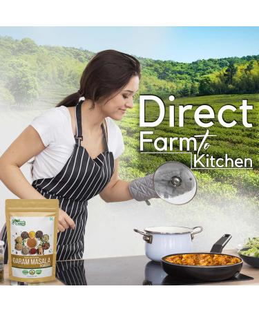 Organic Zing Organic Garam Masala - a Versatile Indian Blend of Spices and Herbs | USDA Certified | Seasoning Blend | Vegan | Preservative Free | Product of India - 100g - Buy Online on GoSupps.com