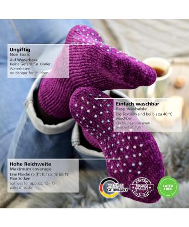 Viva Decor Sock Stop Non Slip Liquid - Transparent 2.77 fl oz | Anti-Slip for Socks | Made in Germany | ABS Anti-Skid Fabric | Pack of 1 - Buy Online on GoSupps.com