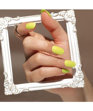 BLUESKY Gel Nail Polish Don't Hesitate SS2307 Yellow Long Lasting Chip Resistant 5 ml Requires Drying Under UV LED Lamp Yellow 5 ml (Pack of 1) - Buy Online on GoSupps.com