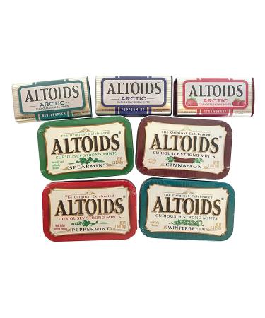 Altoids Curiously Strong Mints & Curiously Cool Mints Variety Bundle - 7 Count