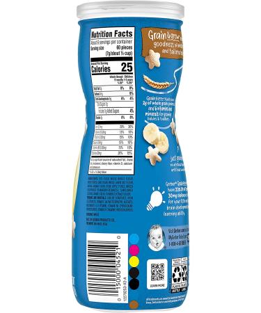 Gerber Baby Banana Grain & Grow Puffs, 1.48oz (Pack of 3) - Non-GMO Whole Grain Snack for Crawlers - Buy Online on GoSupps.com