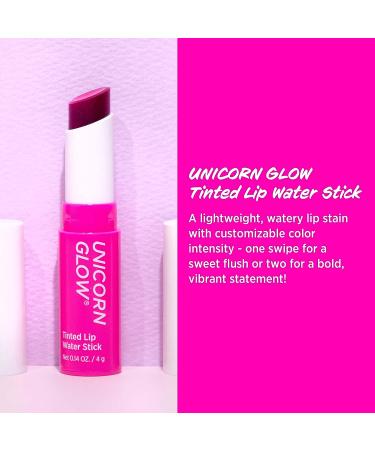 Unicorn Glow Tinted Lip Water Stick 02 Balloon - Longwear Pigmented Lip Tint for Moisturized and Waterproof Color | Cruelty Free and Non-Sticky Formula - Buy Online on GoSupps.com