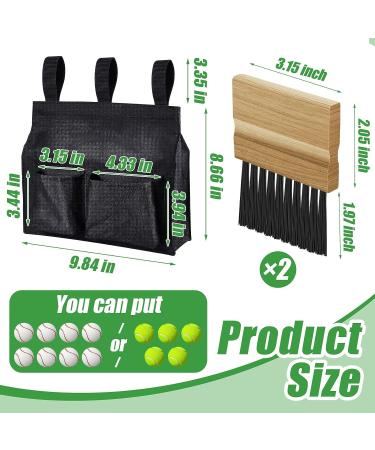 Dunzy Umpire Ball Bag & Wood Handle Brush Set | Baseball Umpire Equipment Kit - Buy Online on GoSupps.com