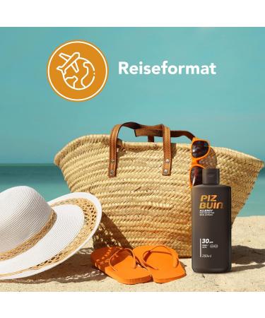Piz Buin Allergy Sunscreen SPF 30 - Waterproof Sensitive Skin 200ml (Pack of 2) - Best Sun Protection for All Skin Types - Buy Online on GoSupps.com
