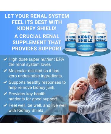 3 Pack Natural Kidney Cleanse to Support Kidney Function and Detox 60 Capsules + Kidney Shield 120 Caps Kidney Supplement to Support Normal Kidney Function and Support Kidney Health - Buy Online on GoSupps.com