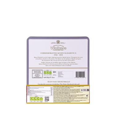 Queen Elizabeth II Limited Edition Commemorative Tin - 10.6 Oz Pure Butter Shortbread Cookies - Buy Online on GoSupps.com