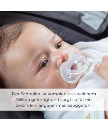 Nuvita 7052 Orthosoft Light Rullners - 100% Silicone with Orthodontic Suction Wart 0m+ & Self-Sterilizing Cover - Pink/Transparent | International Shipping - Buy Online on GoSupps.com