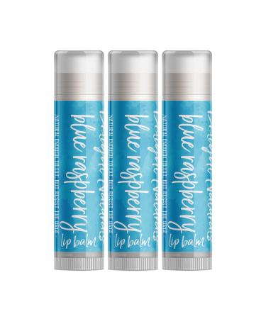 Blue Raspberry Lip Balm - Set of Three