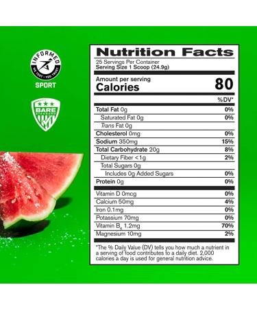 BARE PERFORMANCE NUTRITION G.1.M Go One More Sport - Endurance Training Fuel with Electrolytes Pink Himalayan Salt Salted Watermelon - International Shipping Available - Buy Online on GoSupps.com
