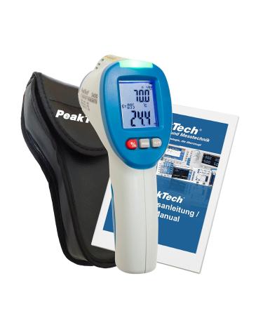 Peaktech 5400-IR Infrared Thermometer & Environmental Measuring Device | -50 C to 260 C Surface Temperature & Dew Point Scanner - Buy Online on GoSupps.com