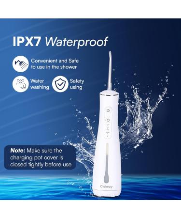 Portable Water Flosser for Sensitive Gums - 4 Modes Rechargeable & Waterproof | Dental Flosser for Teeth Braces & Plaque Removal - Buy Online on GoSupps.com