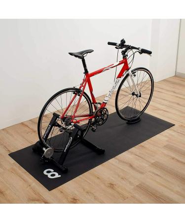 CyclingDeal Bike Trainer Floor Mat - 30 x 60 Thick Gym Flooring for Indoor Cycles & Steppers - Buy Online on GoSupps.com