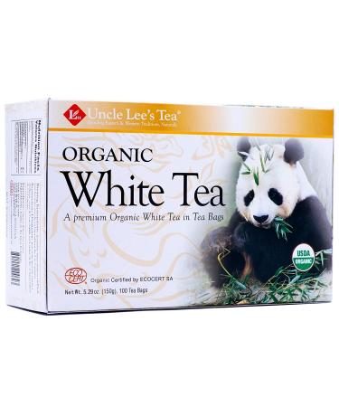 Organic White Tea - 100 Bags | Premium Quality Loose Leaf Tea - Buy Online on GoSupps.com