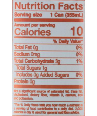 Spindrift Orange Mango Sparkling Water 12oz (8 Pack) - Buy Online on GoSupps.com