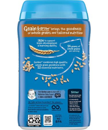 Gerber Whole Wheat Cereal 8 oz - Nutritious Baby Breakfast Option - Buy Online on GoSupps.com