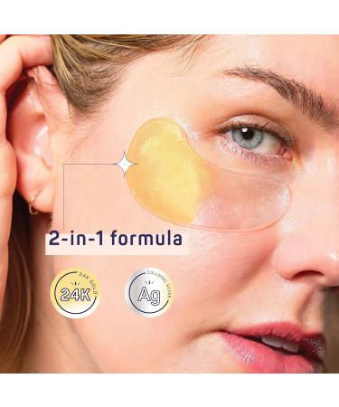SpaLife Beauty Anti-Aging Under Eye Masks - 24K Gold Hydrogel Eye Patches for Fine Lines & Dullness - 24 Pairs Skincare Treatment - Buy Online on GoSupps.com