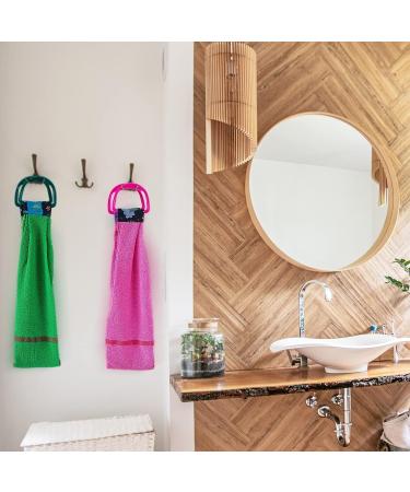 PAGOW 2PCS Exfoliating Back Scrub Towel Brush Set - Body Scrubber for Men and Women - 500D - Pink & Green - Buy Online on GoSupps.com